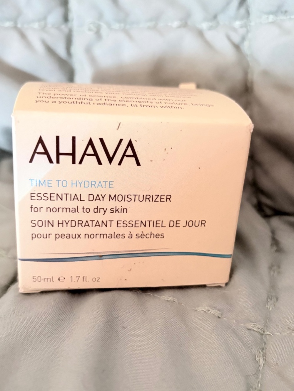 Ahava. “Time to Hydrate” essential day moisturizer